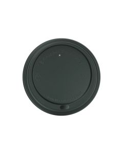 Tapa de PS  Color Negra Para Vaso de 8 oz pack de 50 pzas